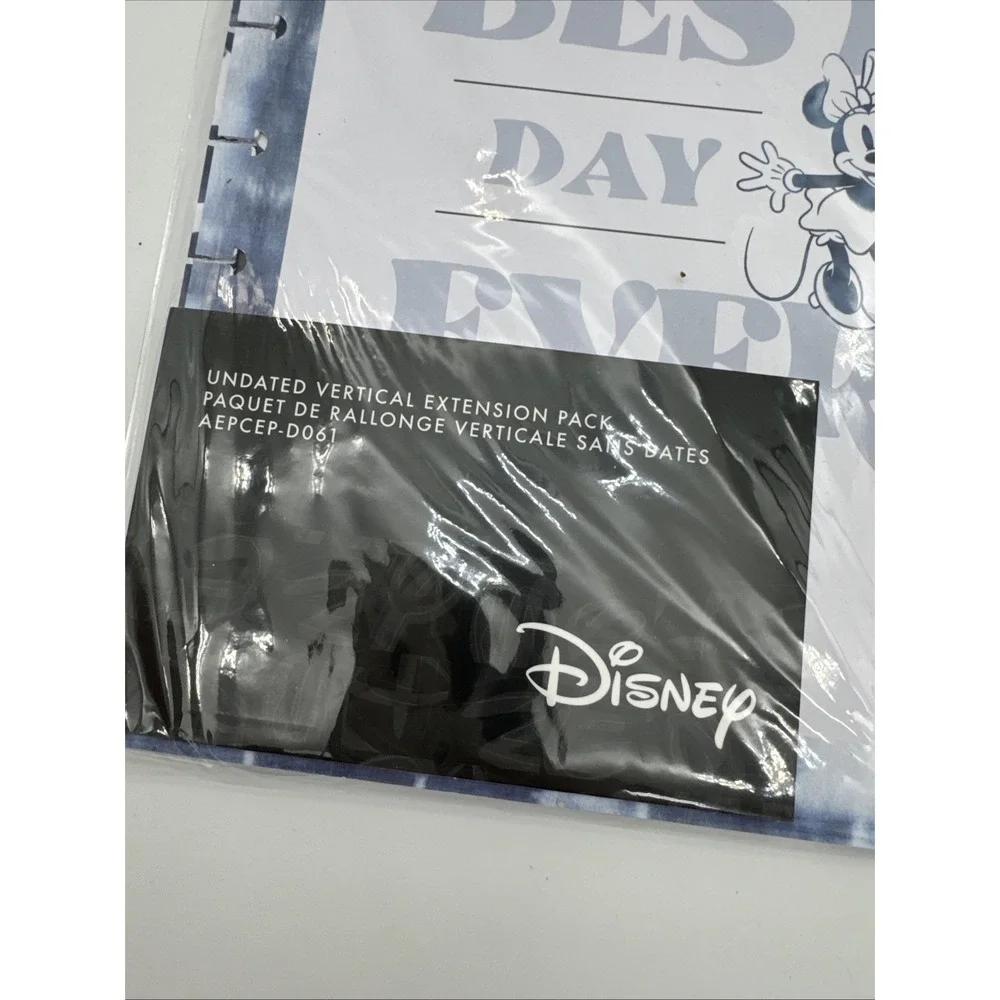 The Happy Planner DISNEY BEST DAY EVER Undated Vertical Extension Pack Classic